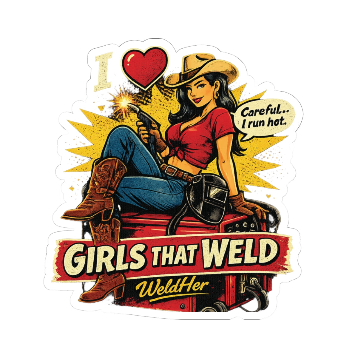 WeldHer Stickers